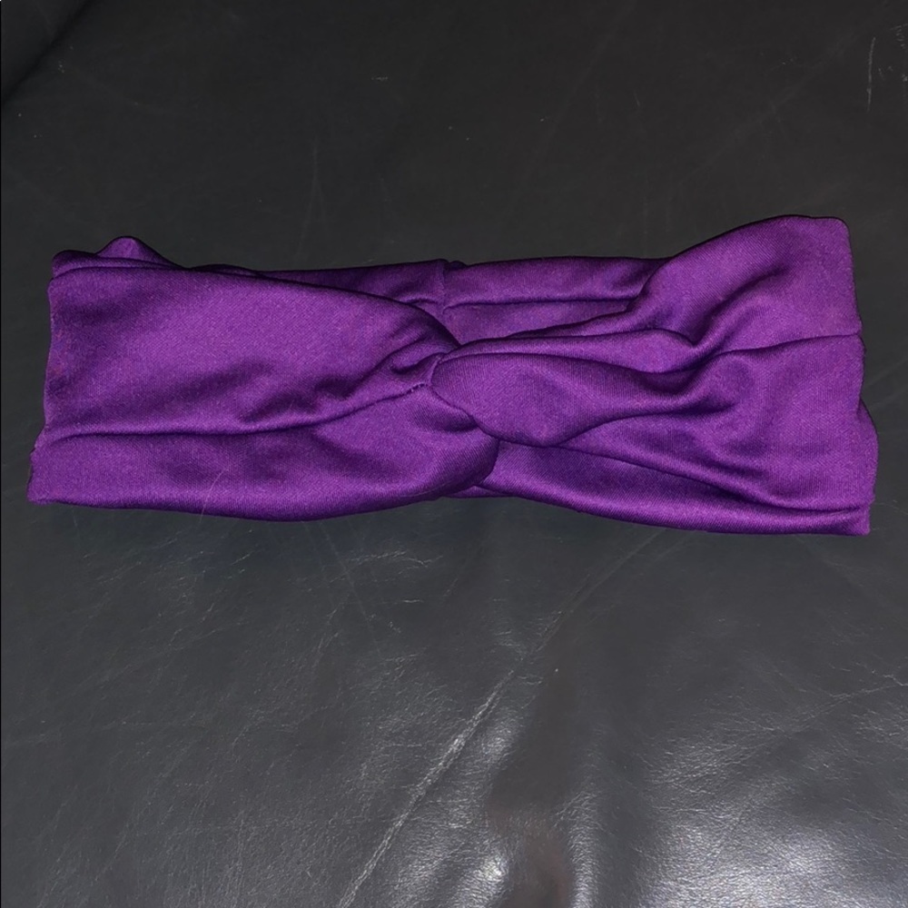 Calvin Klein Purple Head Wrap